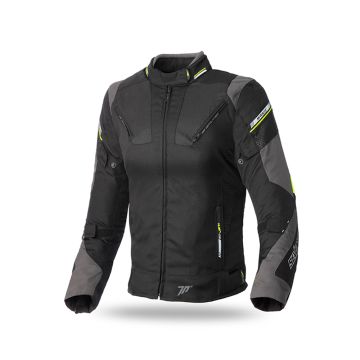 Seventy Degrees - SD-JR71 - Winter Racing Jacket- Black/Yellow Fluo