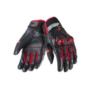 Seventy Degrees | SD-N47 Leather Gloves | Black/Red