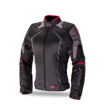 Seventy Degrees - SD-JR49 - Textile Jackets  - Black/Red