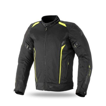 Seventy Degrees - SD-JT32 - Sport Touring Jacket - Black/Fluo Yellow