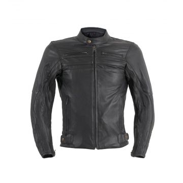 Prexport Shadow Leather Jacket - Black