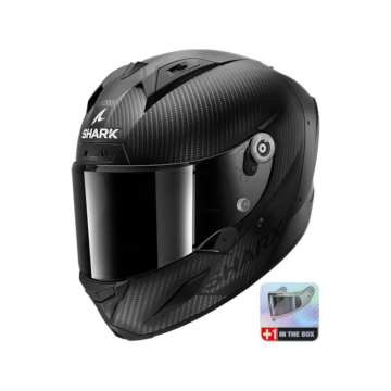 Shark AERON Carbon Skin Full Face Helmet - Black Matt