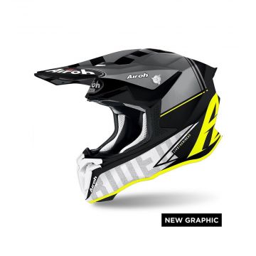 Airoh Twist 2.0 Tech Yellow Matt - Motocross Helmet