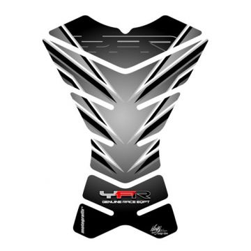 MOTOGRAFIX X3-UK2-Tank Protector-Kawasaki X3 - Black / Silver