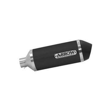 Arrow Urban Aluminium "Dark" Silencer With "Dark" End Cap For Yamaha N-MAX 300 2017 > 2020 
