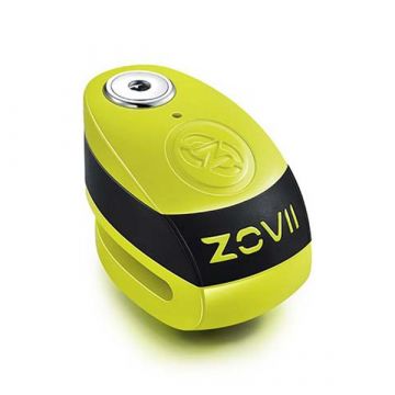 ZOVII - ZD6 - Loud 120 dB Alarmed Disk Lock with 6mm Steel Pin – Green