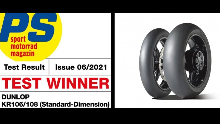 Dunlop declared track tyre test winner by PS magazine